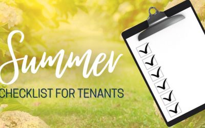 Summer Checklist for Tenants