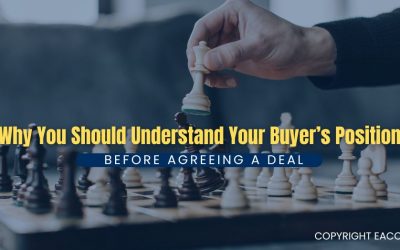 Why You Should Understand Your Buyer’s Position before Agreeing a Deal