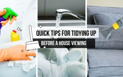 Quick Tips for Tidying Up before a House Viewing